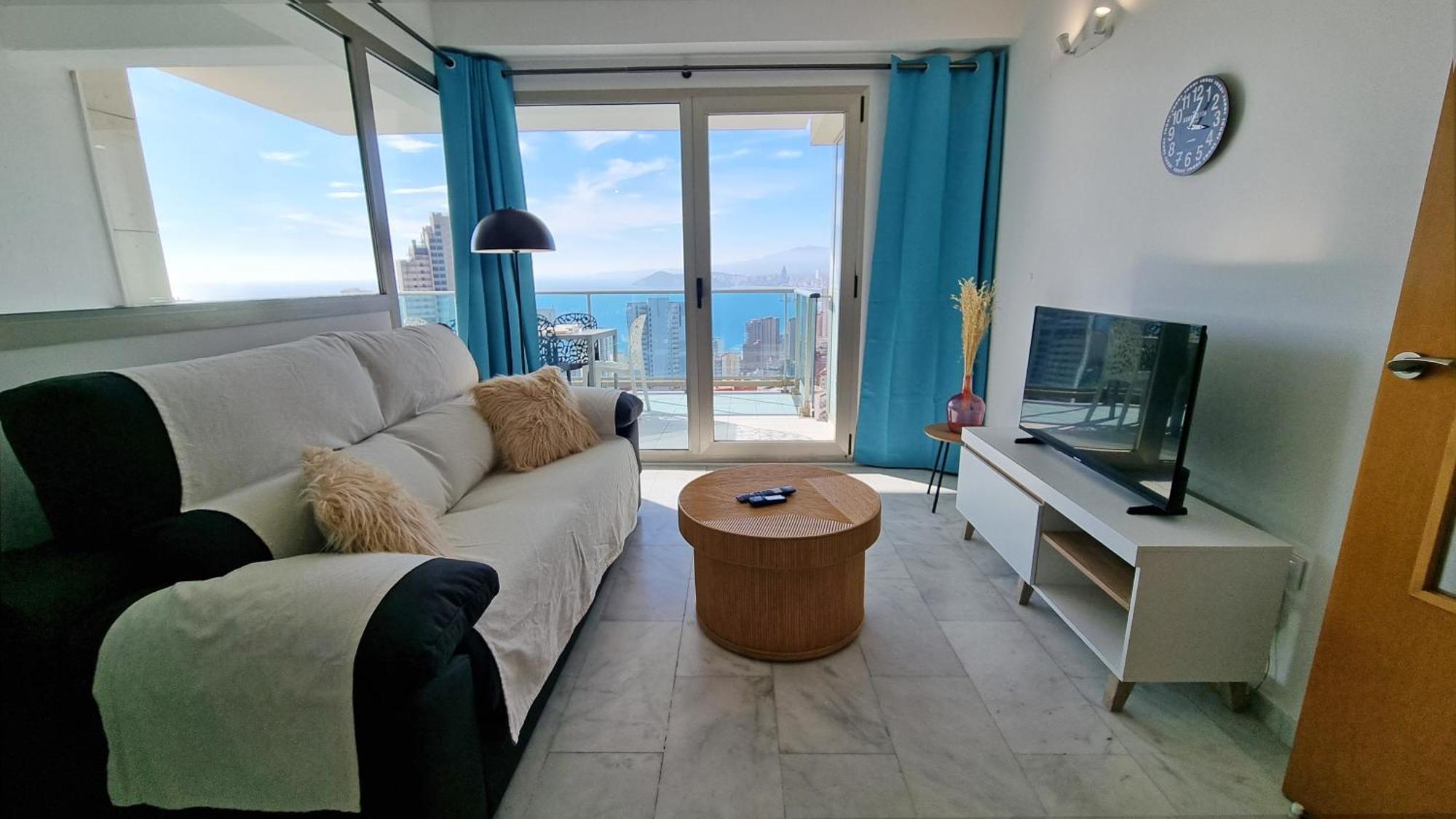 Skyline 18 Terraza Privada Con Impresionantes Vistas Al Mar Lejlighed Benidorm Eksteriør billede
